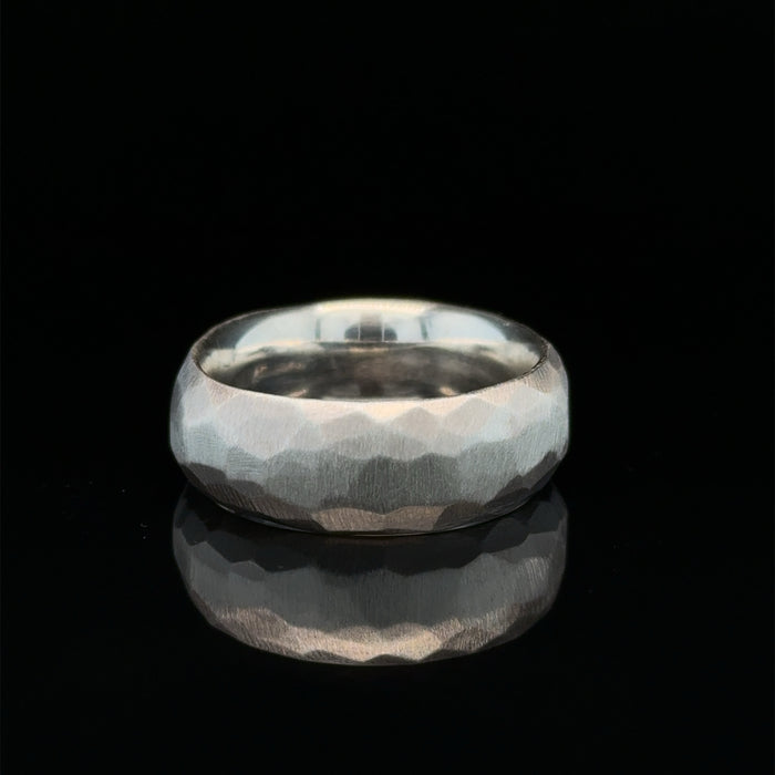 Satin Silver Ring