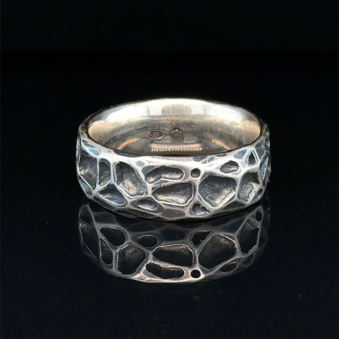 Tessellation Silver Ring
