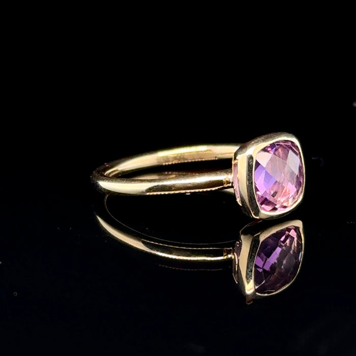 9ct Gold Amethyst Ring