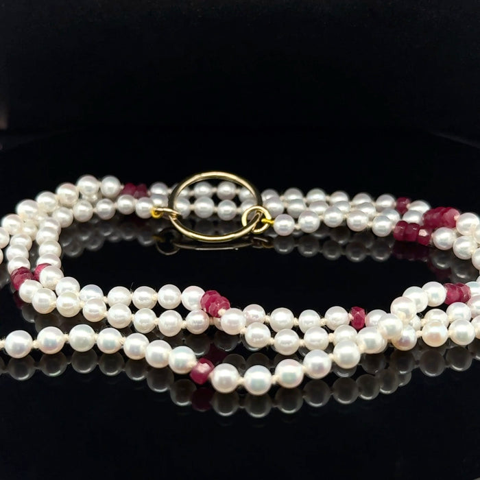 Pearl and Ruby Necklace