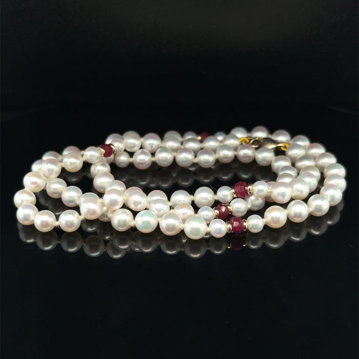 Pearl and Ruby Necklace