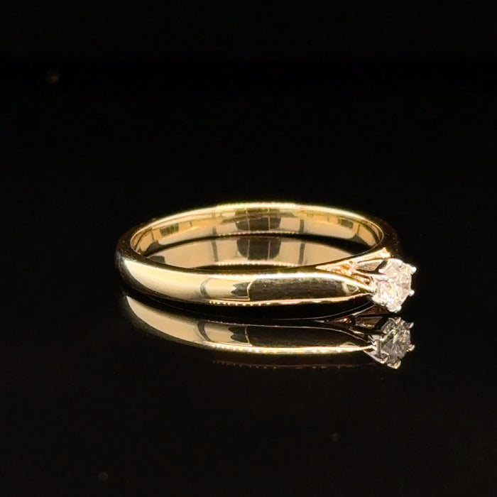 9ct Gold and Diamond Ring