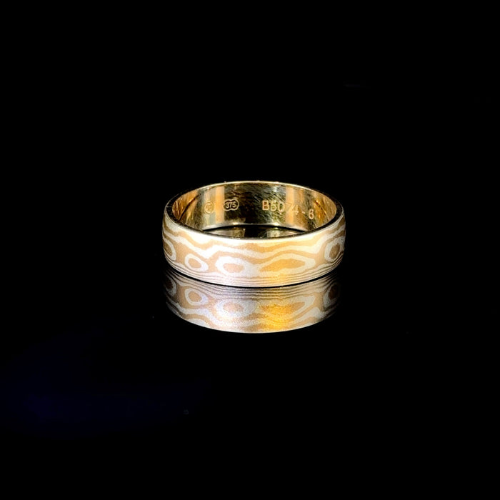 Two Tone 9ct Gold Ring