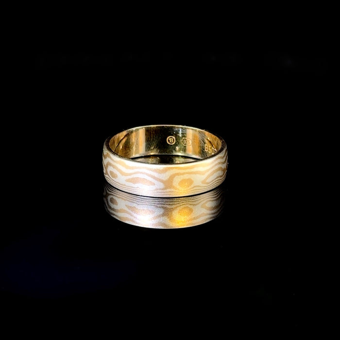 Two Tone 9ct Gold Ring