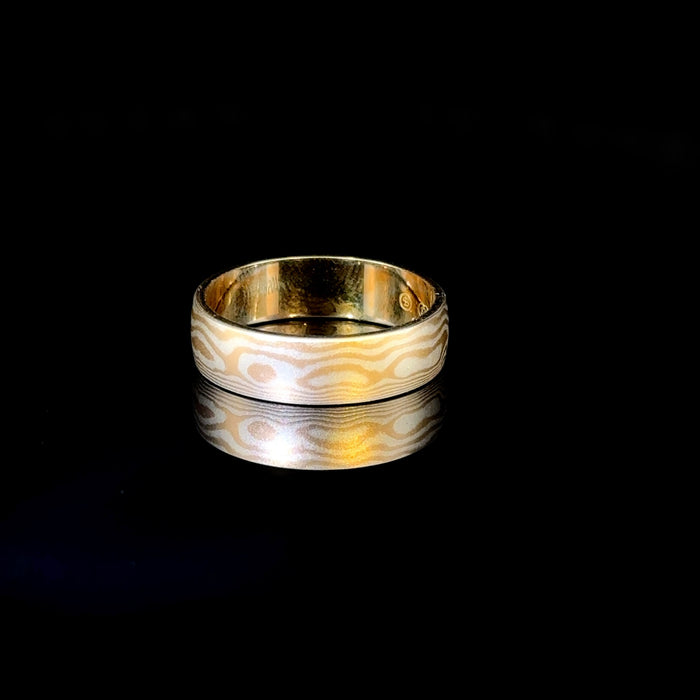 Two Tone 9ct Gold Ring
