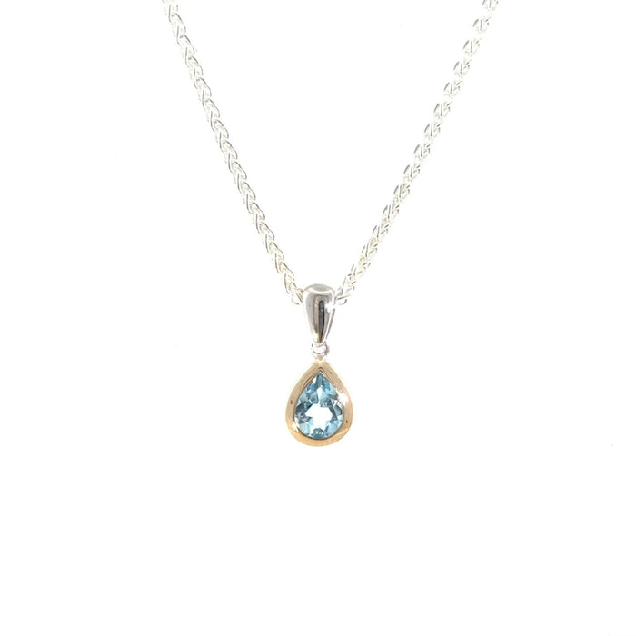 Topaz Pendant in 9ct Gold