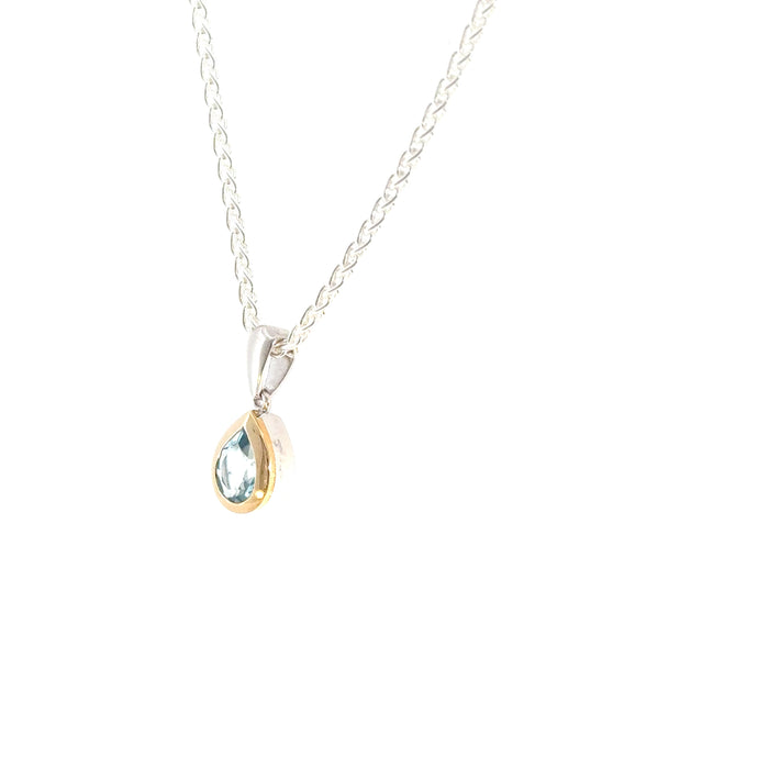 Topaz Pendant in 9ct Gold